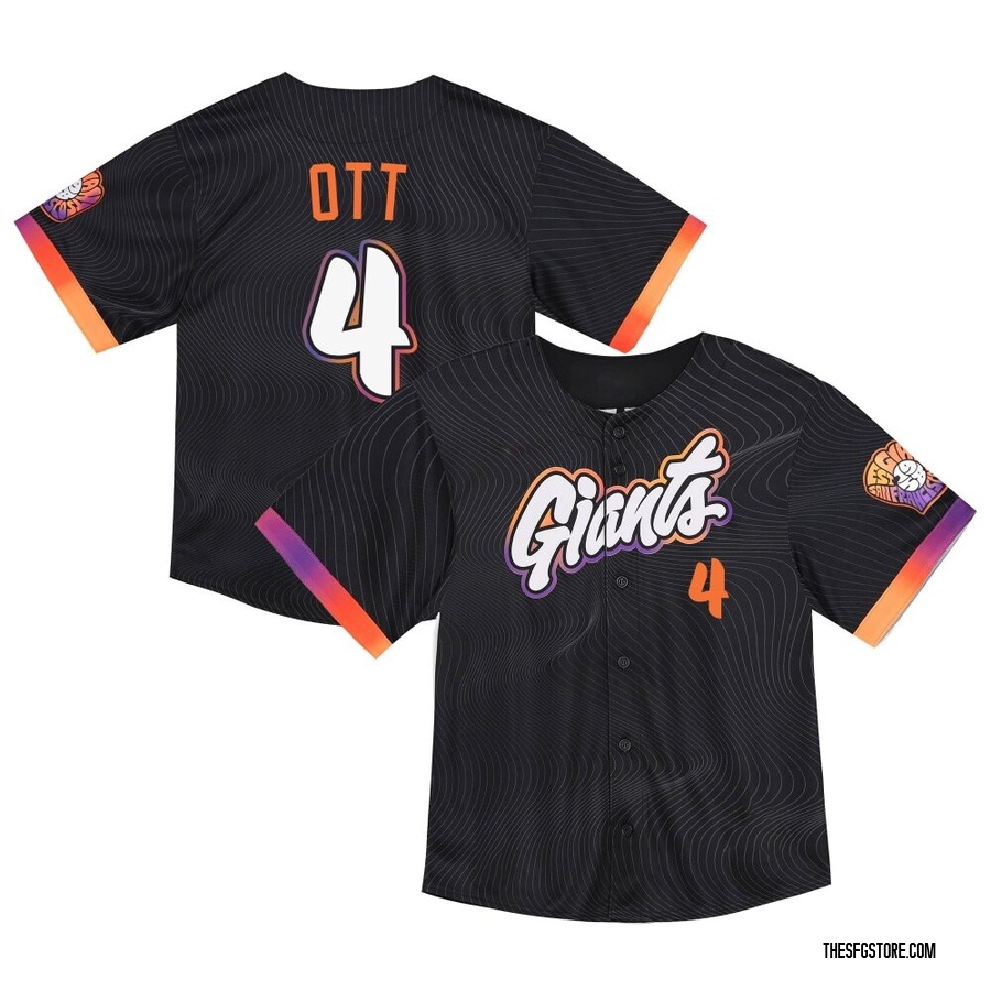 Anthracite Limited Mel Ott Toddler San Francisco Giants 2025 City Connect Jersey