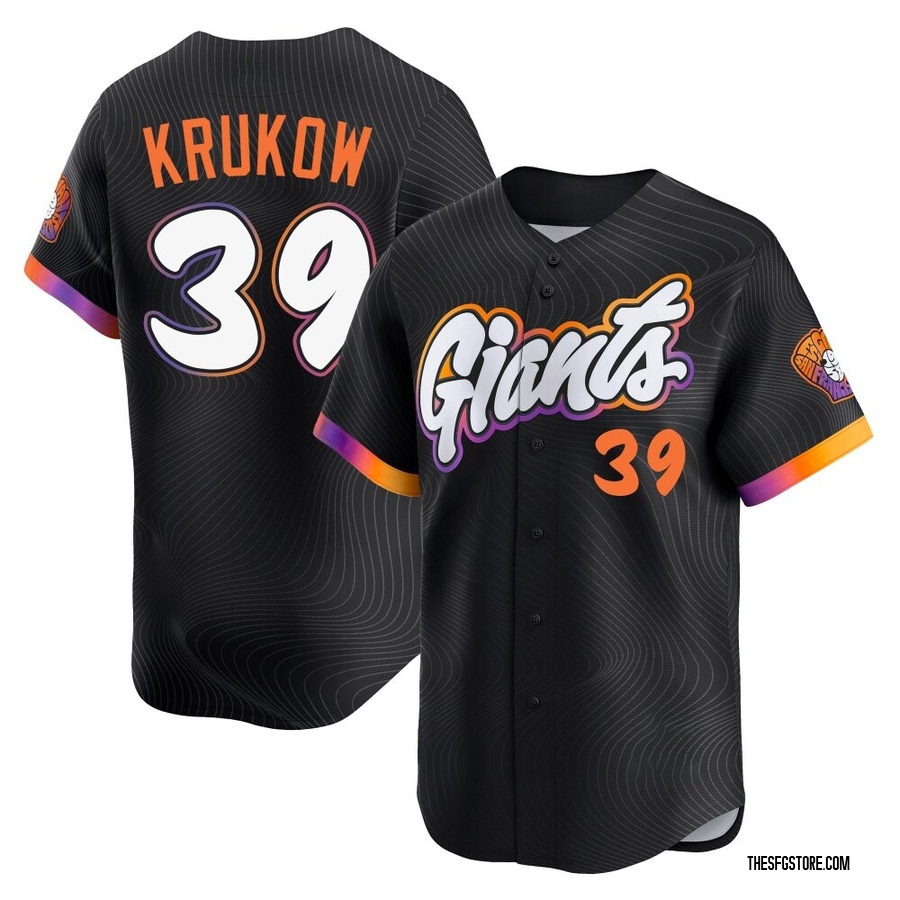 Anthracite Limited Mike Krukow Youth San Francisco Giants 2025 City Connect Jersey