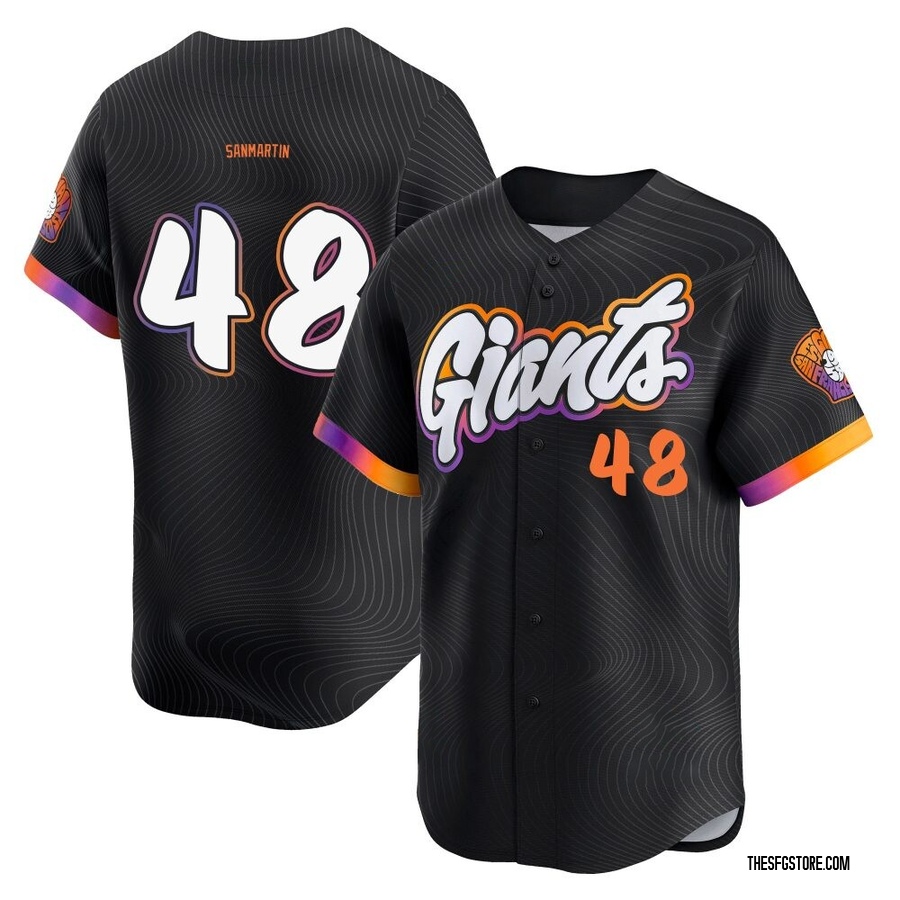 Anthracite Limited Reiver Sanmartin Men's San Francisco Giants 2025 City Connect Jersey