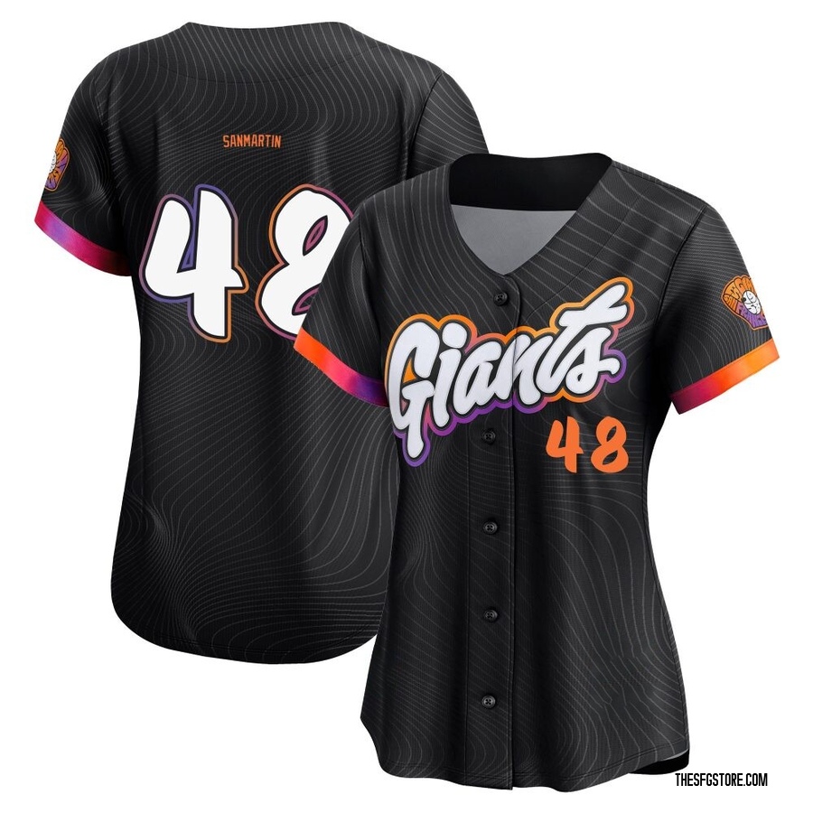 Anthracite Limited Reiver Sanmartin Women's San Francisco Giants 2025 City Connect Jersey