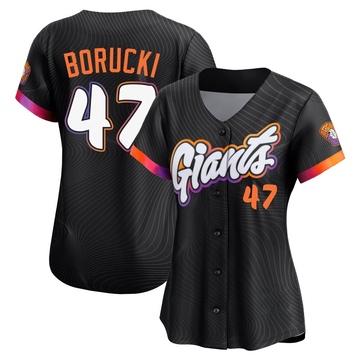 Anthracite Limited Ryan Borucki Women's San Francisco Giants 2025 City Connect Jersey