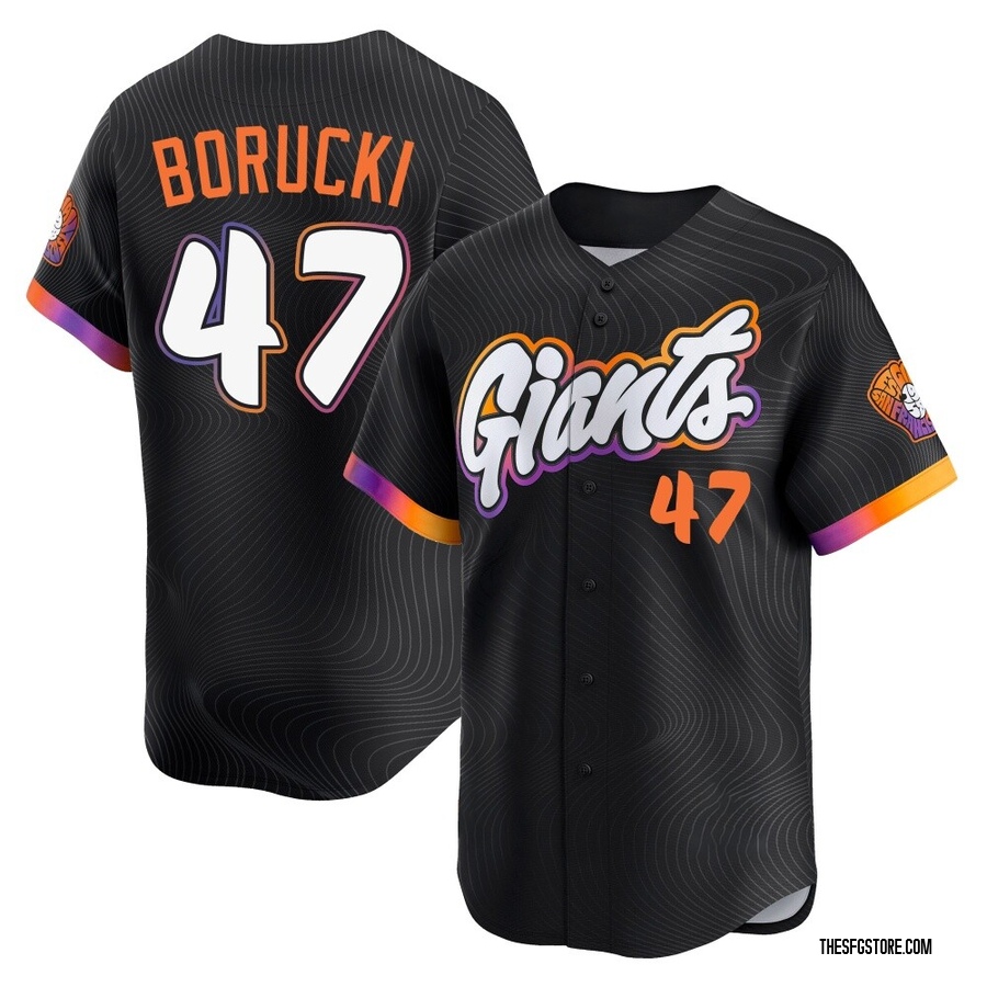 Anthracite Limited Ryan Borucki Youth San Francisco Giants 2025 City Connect Jersey
