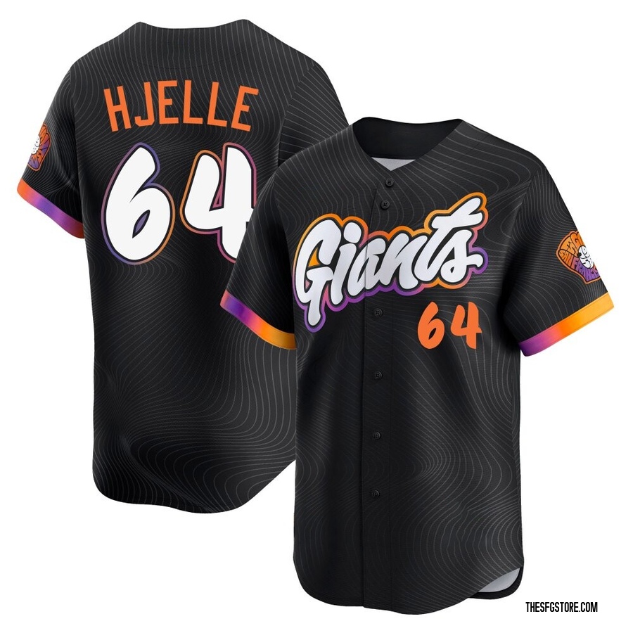 Anthracite Limited Sean Hjelle Men's San Francisco Giants 2025 City Connect Jersey