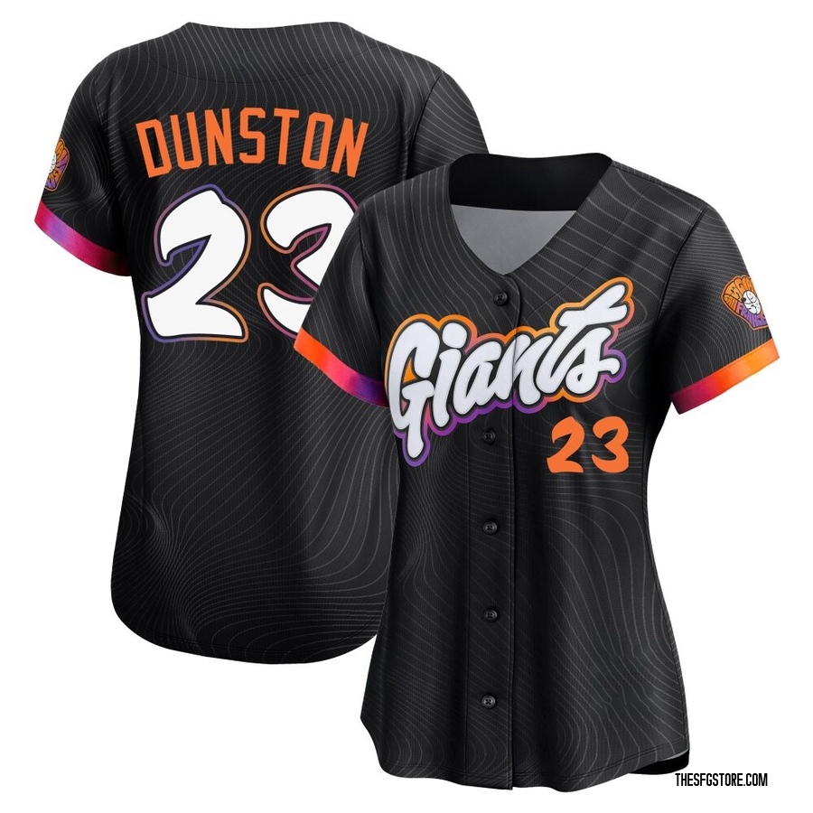 Anthracite Limited Shawon Dunston Women's San Francisco Giants 2025 City Connect Jersey