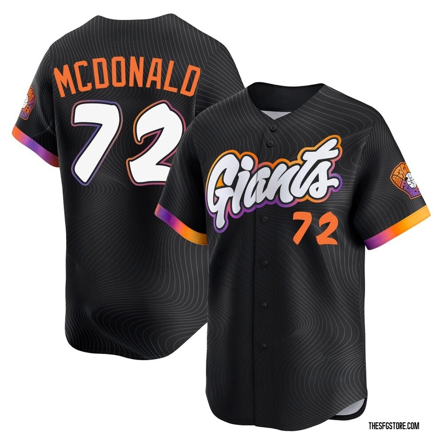 Anthracite Limited Trevor McDonald Men's San Francisco Giants 2025 City Connect Jersey