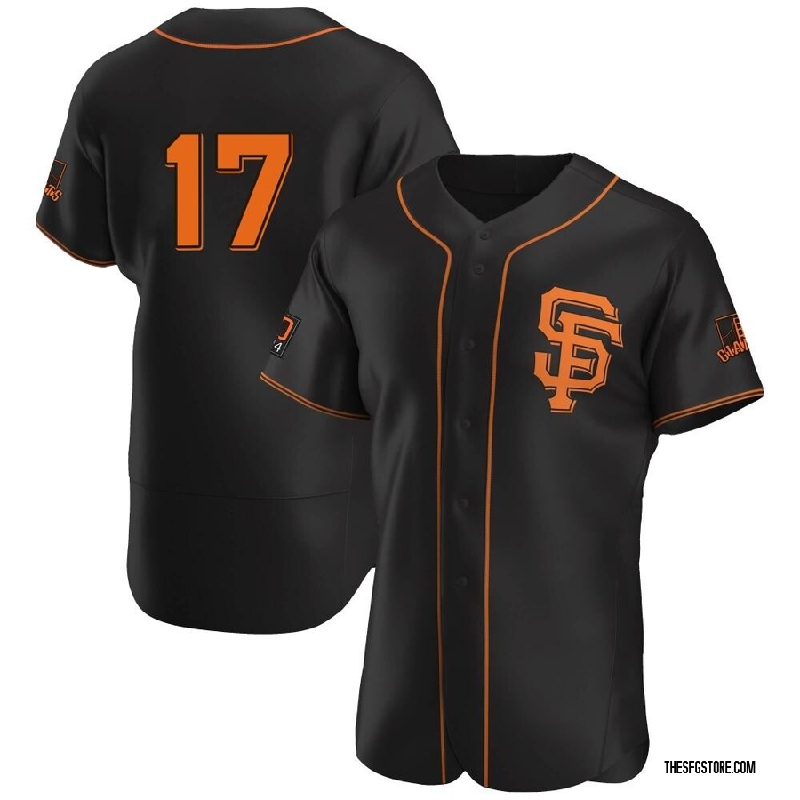 Black Authentic Heliot Ramos Men's San Francisco Giants Alternate Jersey