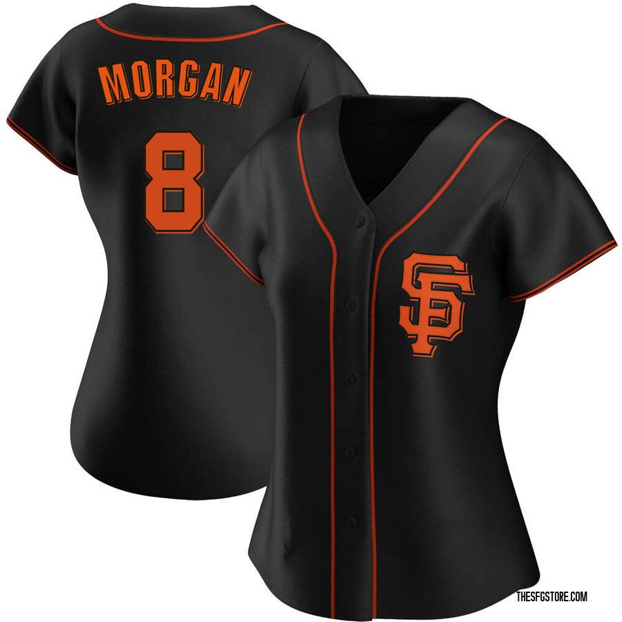 Black Authentic Joe Morgan Women's San Francisco Giants Alternate Jersey