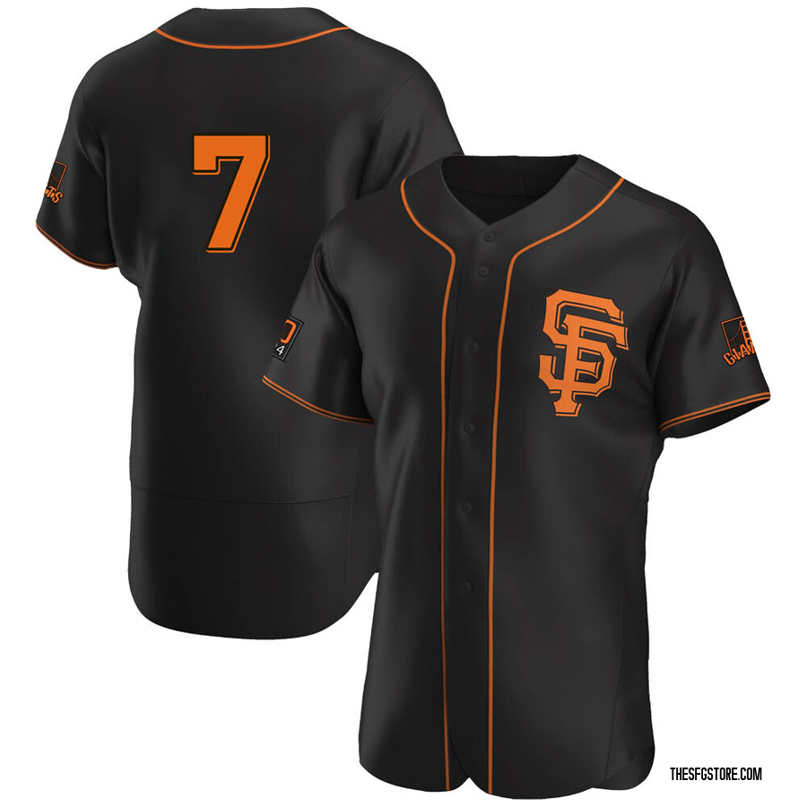Black Authentic Kevin Mitchell Men's San Francisco Giants Alternate Jersey