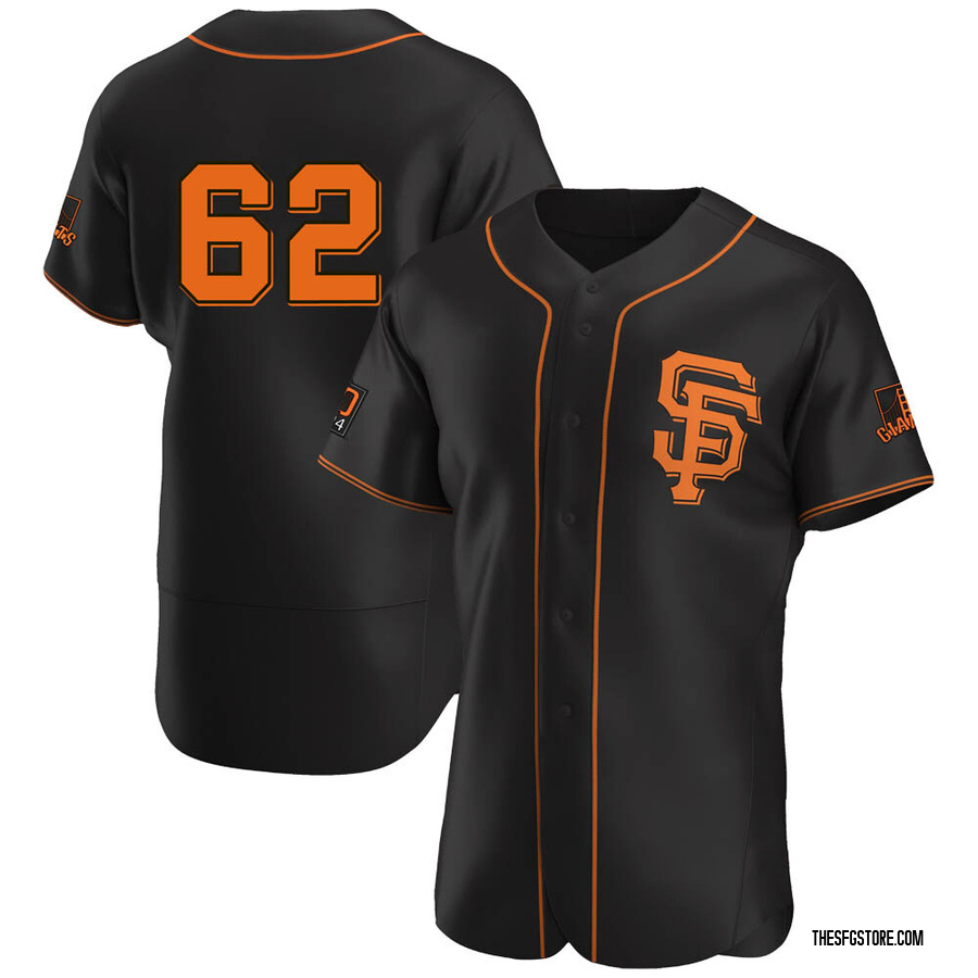 Black Authentic Logan Webb Men's San Francisco Giants Alternate Jersey