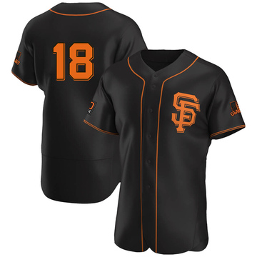 Black Authentic Matt Cain Men's San Francisco Giants Alternate Jersey