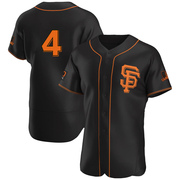 Black Authentic Mel Ott Men's San Francisco Giants Alternate Jersey