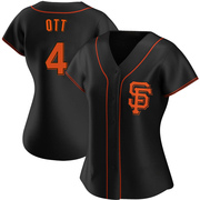 Black Authentic Mel Ott Women's San Francisco Giants Alternate Jersey