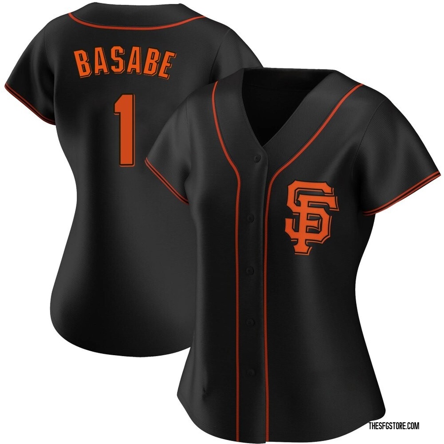 Black Authentic Osleivis Basabe Women's San Francisco Giants Alternate Jersey