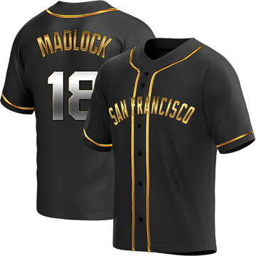 Black Golden Replica Bill Madlock Men's San Francisco Giants Alternate Jersey