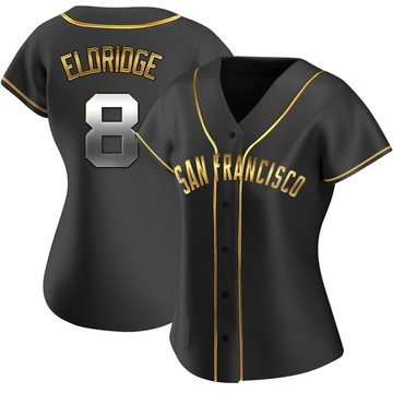 Black Golden Replica Bryce Eldridge Women's San Francisco Giants Alternate Jersey