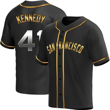 Black Golden Replica Buddy Kennedy Men's San Francisco Giants Alternate Jersey