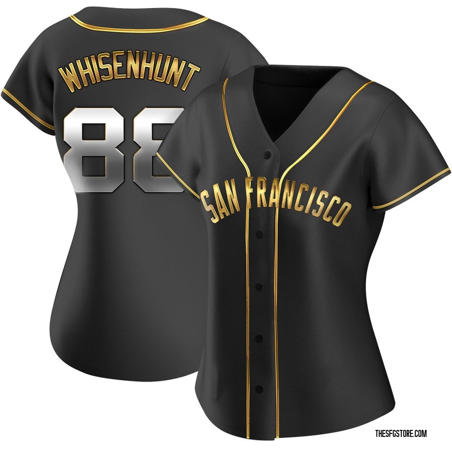 Black Golden Replica Carson Whisenhunt Women's San Francisco Giants Alternate Jersey