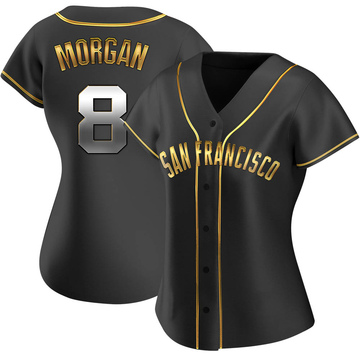 Black Golden Replica Joe Morgan Women's San Francisco Giants Alternate Jersey
