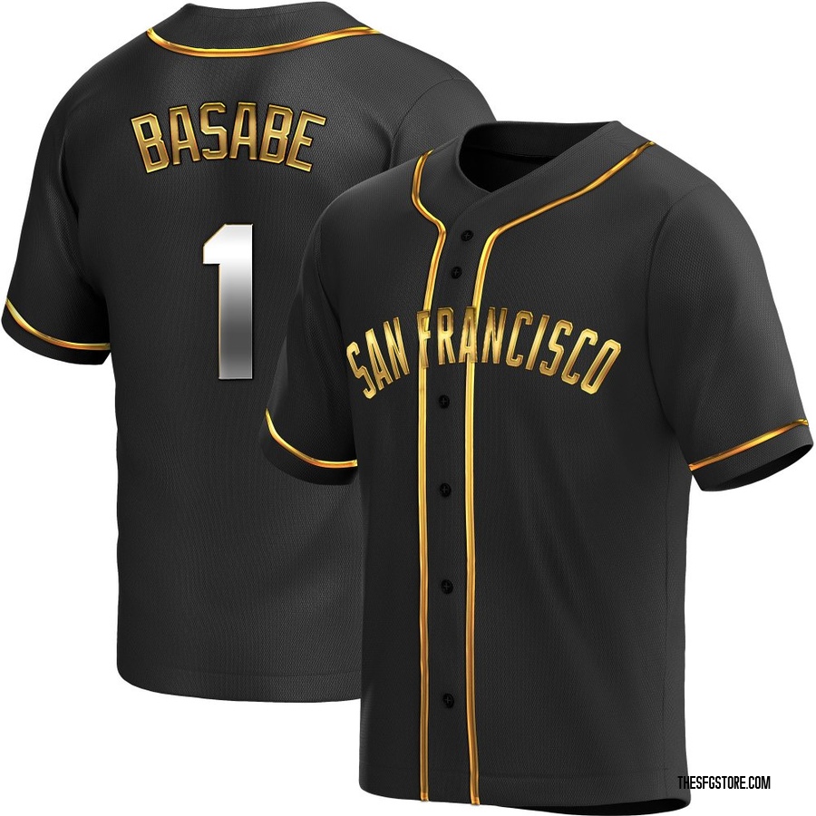 Black Golden Replica Osleivis Basabe Men's San Francisco Giants Alternate Jersey