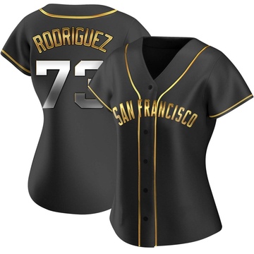Black Golden Replica Randy Rodriguez Women's San Francisco Giants Alternate Jersey