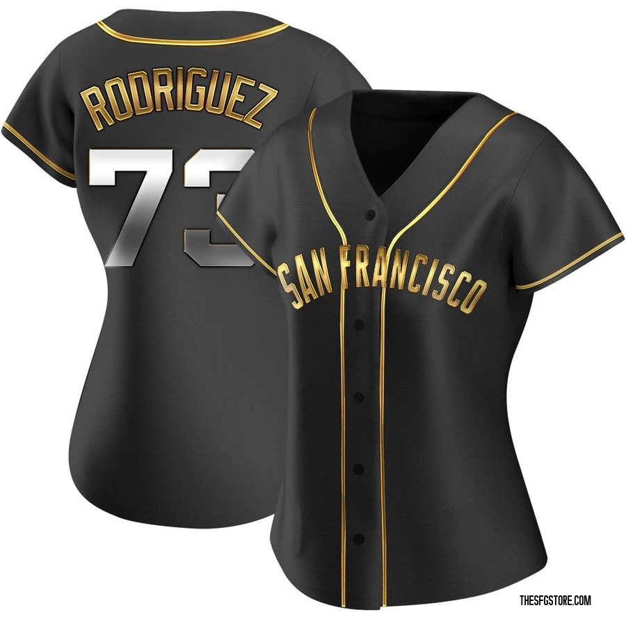 Black Golden Replica Randy Rodriguez Women's San Francisco Giants Alternate Jersey