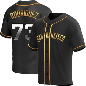 Black Golden Replica Randy Rodriguez Youth San Francisco Giants Alternate Jersey