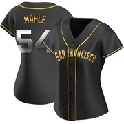 Black Golden Replica Tyler Mahle Women's San Francisco Giants Alternate Jersey