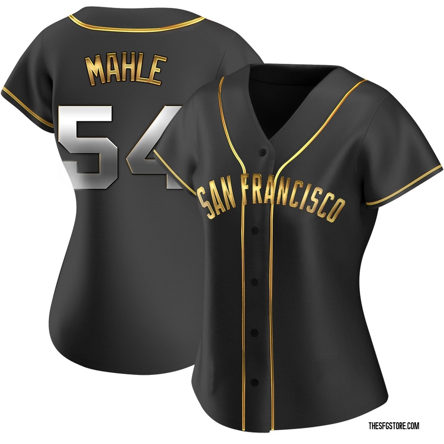 Black Golden Replica Tyler Mahle Women's San Francisco Giants Alternate Jersey