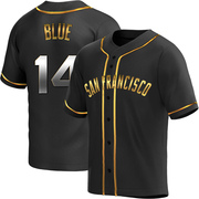 Black Golden Replica Vida Blue Men's San Francisco Giants Alternate Jersey