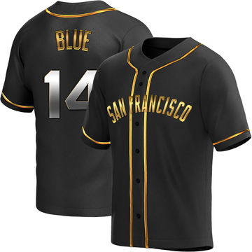 Black Golden Replica Vida Blue Men's San Francisco Giants Alternate Jersey