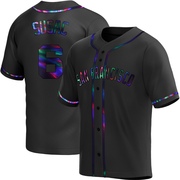 Black Holographic Replica Daniel Susac Youth San Francisco Giants Alternate Jersey
