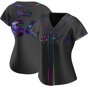 Black Holographic Replica Jason Foley Women's San Francisco Giants Alternate Jersey