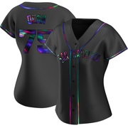 Black Holographic Replica Justin Dean Women's San Francisco Giants Alternate Jersey