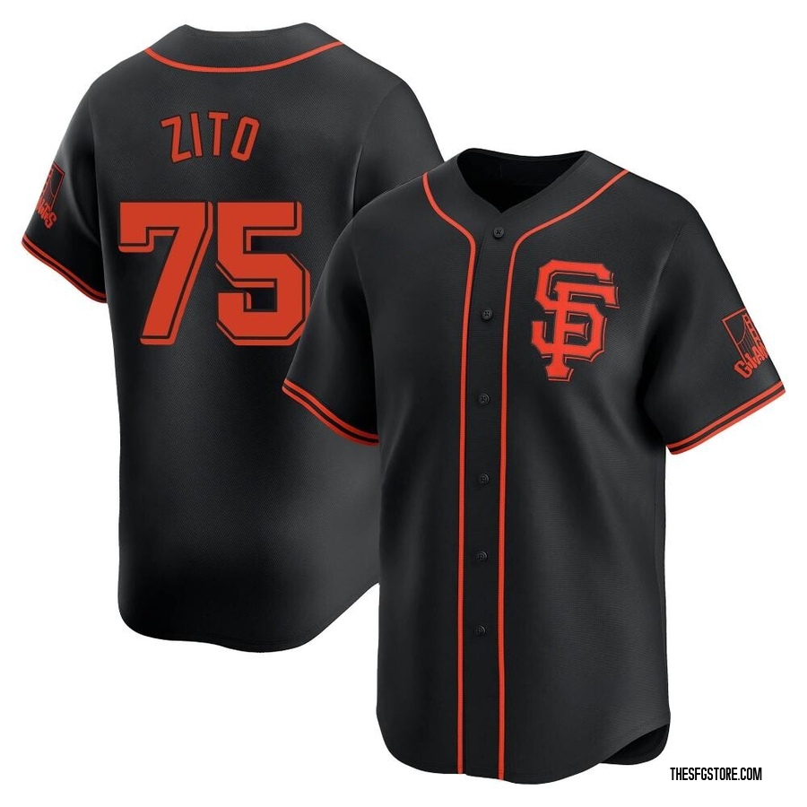 Black Limited Barry Zito Youth San Francisco Giants Alternate Jersey