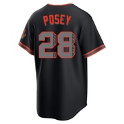 Black Limited Buster Posey Youth San Francisco Giants Alternate Stadium Jersey