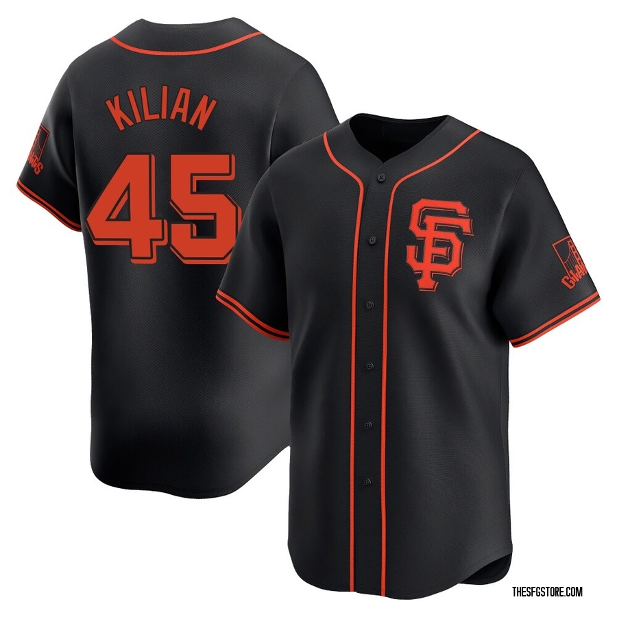 Black Limited Caleb Kilian Men's San Francisco Giants Alternate Jersey