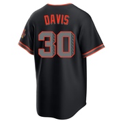 Black Limited Chili Davis Men's San Francisco Giants Alternate Stadium Jersey