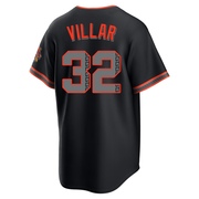 Black Limited David Villar Youth San Francisco Giants Alternate Stadium Jersey