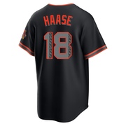 Black Limited Eric Haase Men's San Francisco Giants Alternate Stadium Jersey