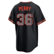 Black Limited Gaylord Perry Men's San Francisco Giants Alternate Stadium Jersey