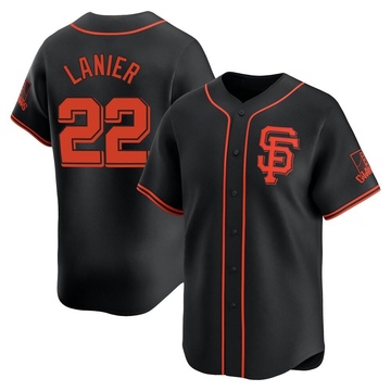 Black Limited Hal Lanier Men's San Francisco Giants Alternate Jersey