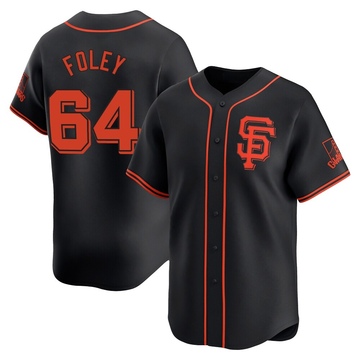 Black Limited Jason Foley Men's San Francisco Giants Alternate Jersey