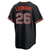 Black Limited Jeffrey Leonard Men's San Francisco Giants Alternate Stadium Jersey