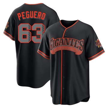 Black Limited Joel Peguero Youth San Francisco Giants Alternate Stadium Jersey