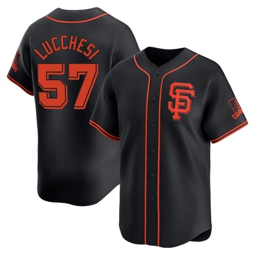 Black Limited Joey Lucchesi Youth San Francisco Giants Alternate Jersey