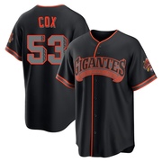 Black Limited Jonah Cox Youth San Francisco Giants Alternate Stadium Jersey