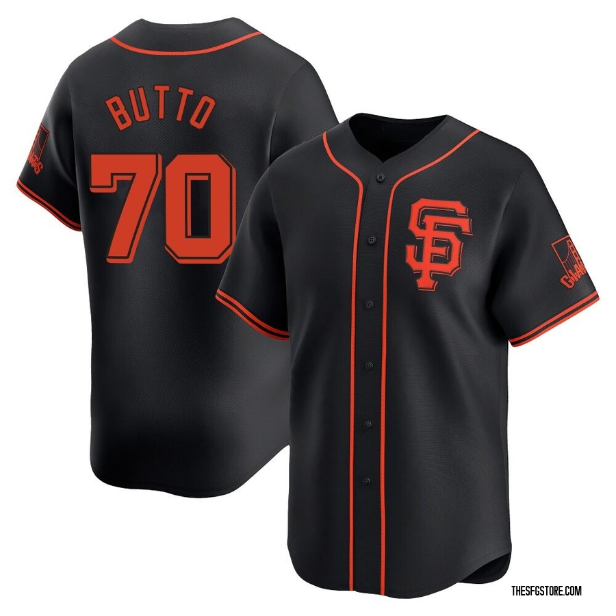 Black Limited Jose Butto Youth San Francisco Giants Alternate Jersey