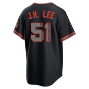 Black Limited Jung Hoo Lee Youth San Francisco Giants Alternate Stadium Jersey