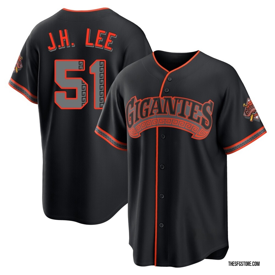 Black Limited Jung Hoo Lee Youth San Francisco Giants Alternate Stadium Jersey