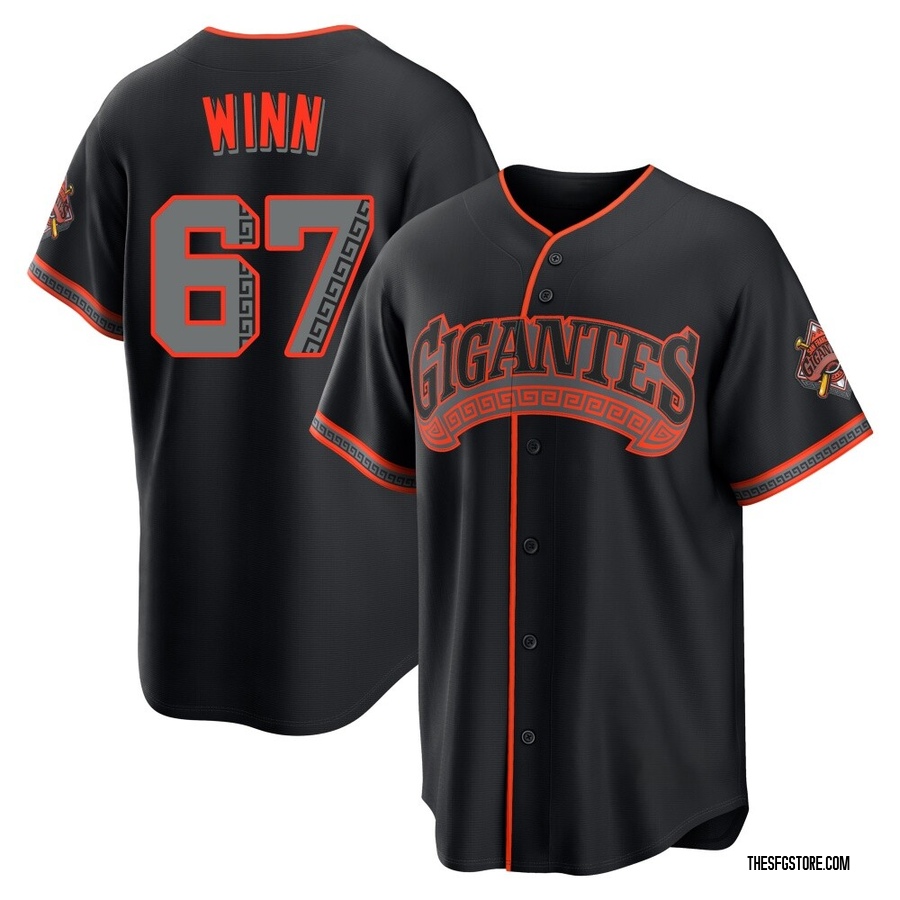 Black Limited Keaton Winn Youth San Francisco Giants Alternate Stadium Jersey